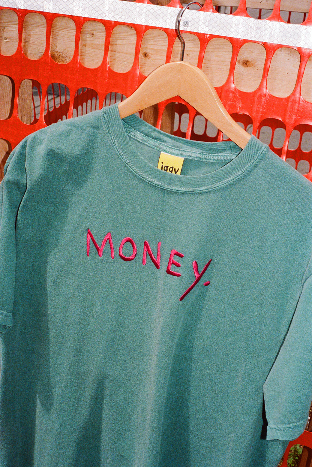 MONEY EMBROIDERED T SHIRT