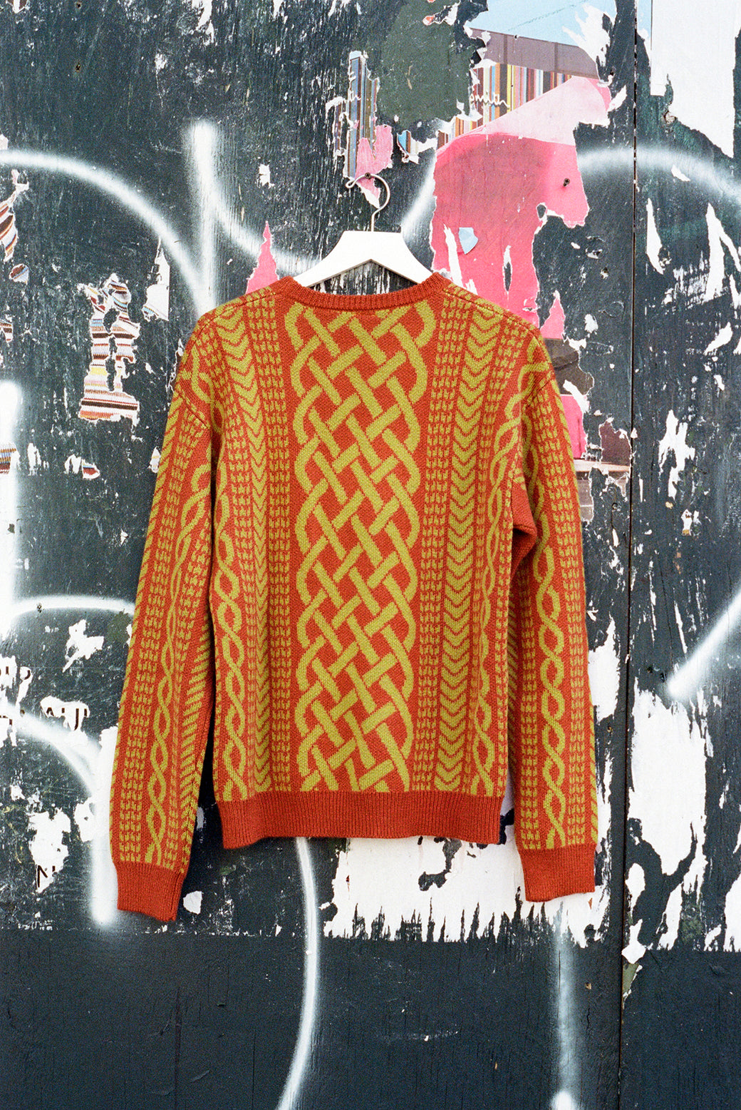 MUSTARD CABLE KNIT